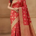 Soft quality Tissue Silk Saree with Blouse Piece.