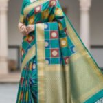 Premium quality South Indian Silk Saree in Multi-Colour with Blouse Piece.