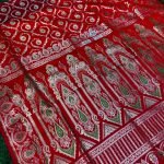Mashru Banarasee Silk Saree in Red colour With Minakari works & Blouse Piece.