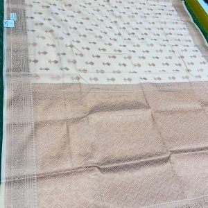 Soft quality Maheshwari Silk Saree in Pastal Colour With Blouse Piece.