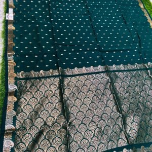 Soft quality Maheshwari Silk Saree in Open border With Blouse Piece.