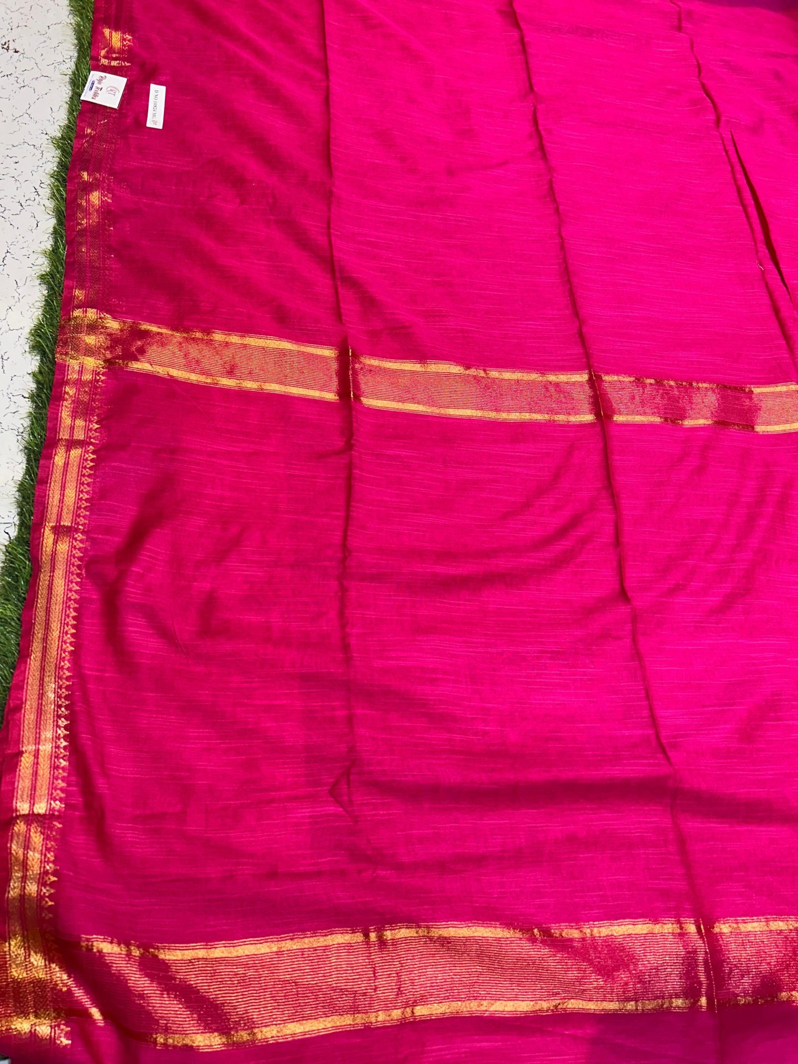 Soft Quality Samaya Silk Saree in Plain Body With Blouse Piece. - Image 3