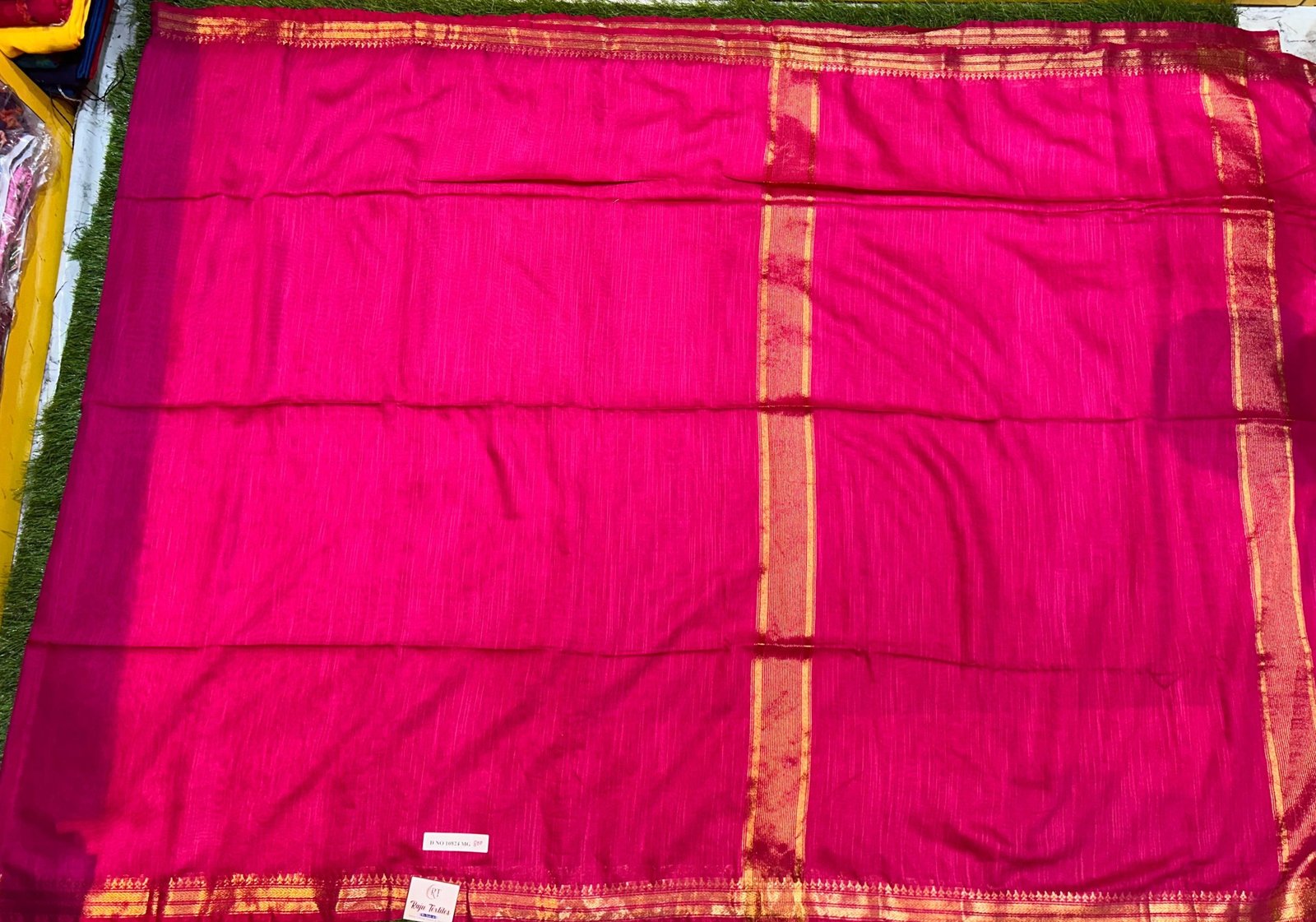 Soft Quality Samaya Silk Saree in Plain Body With Blouse Piece. - Image 2