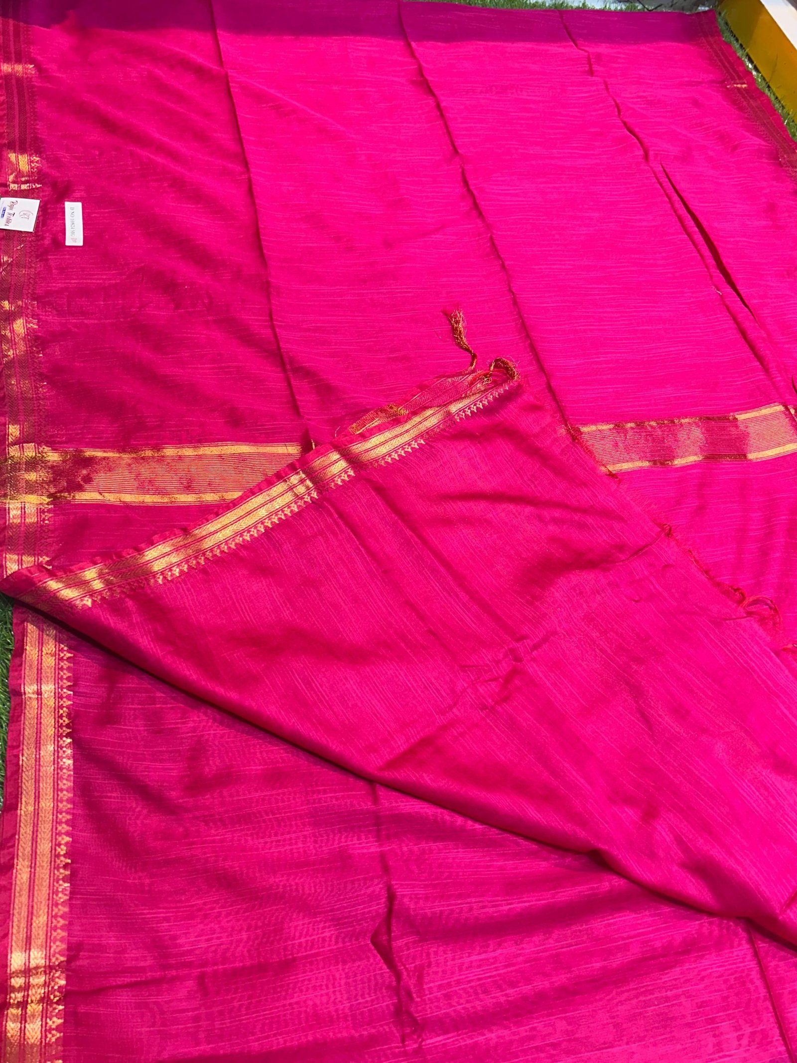 Soft Quality Samaya Silk Saree in Plain Body With Blouse Piece. - Image 5