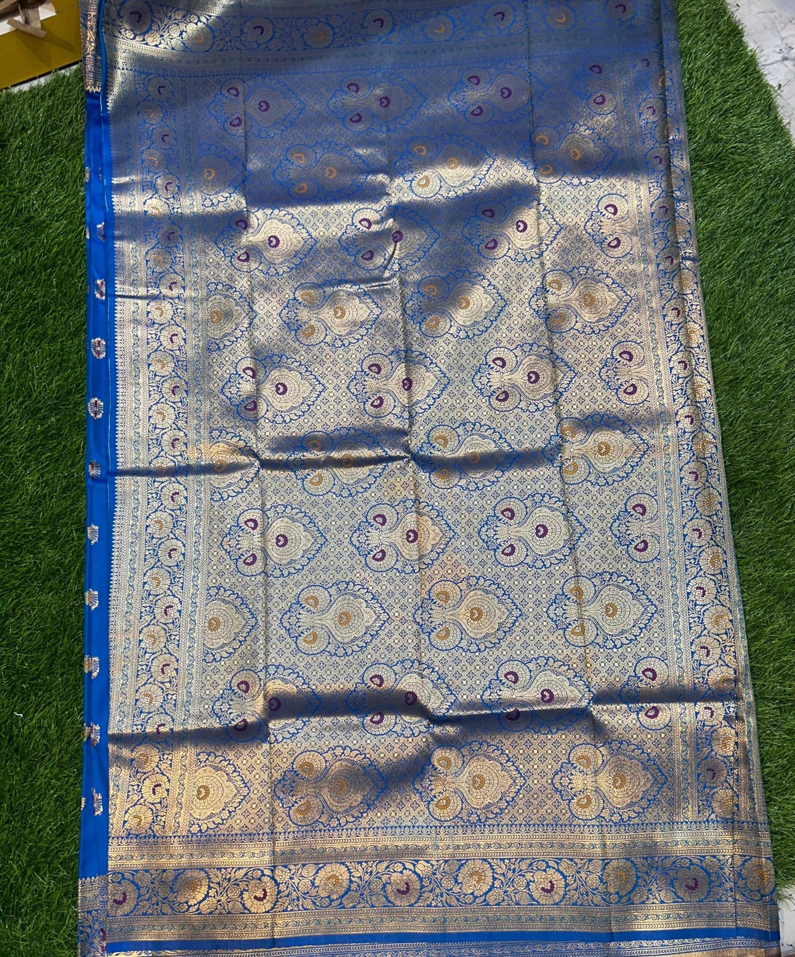 Soft quality Silk Saree With Blouse Piece. - Image 4