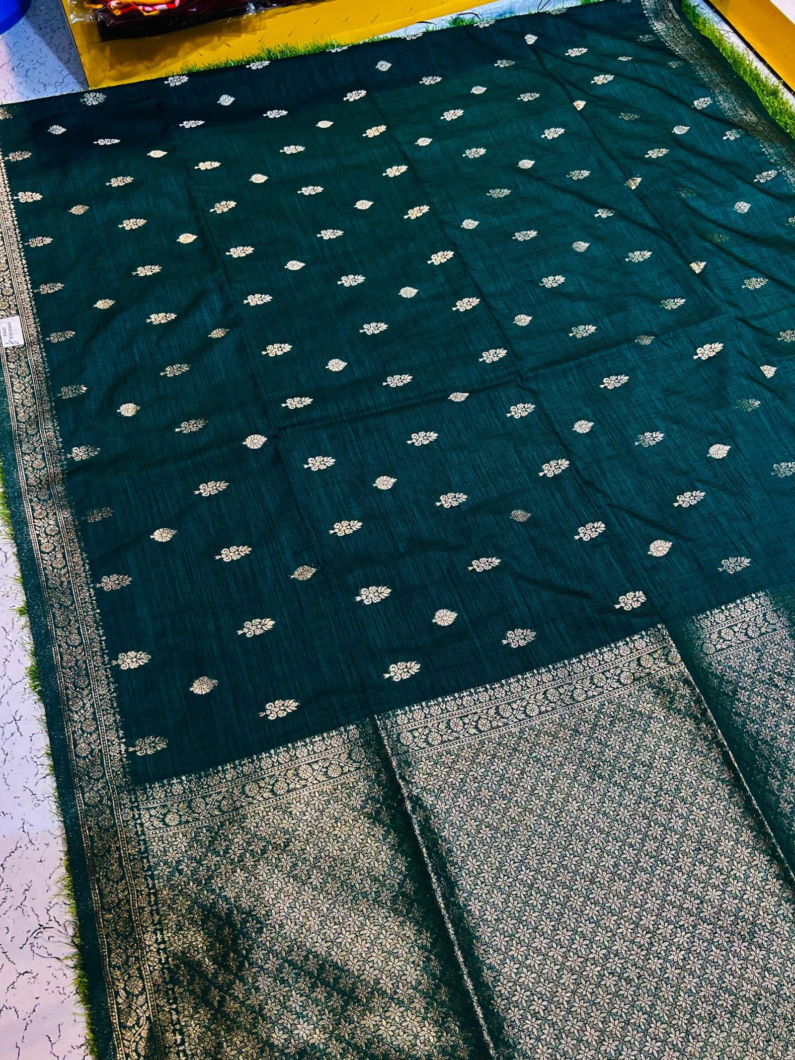 Soft quality Panni Silk Saree With Blouse Piece. - Image 4