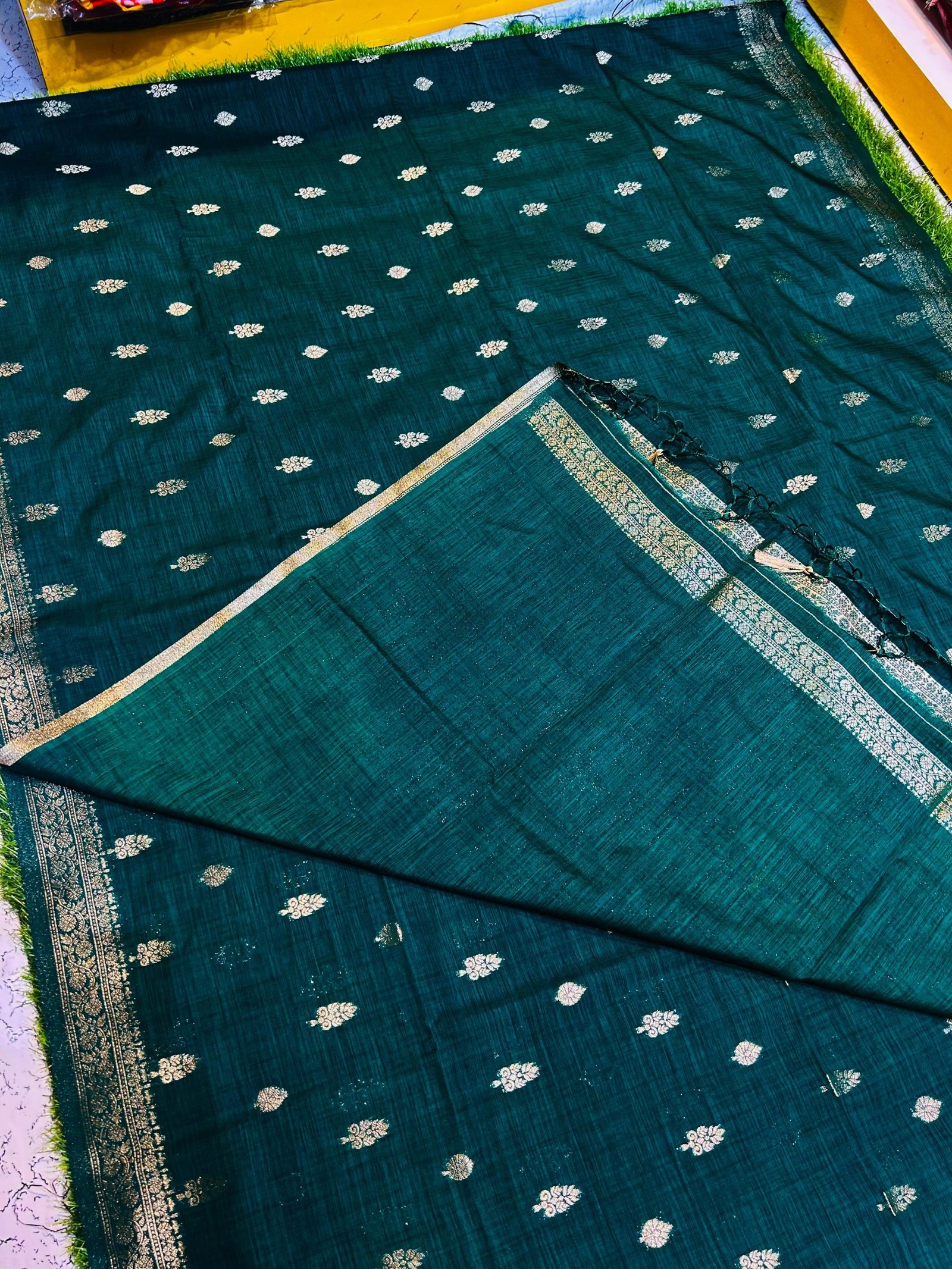 Soft quality Panni Silk Saree With Blouse Piece. - Image 6
