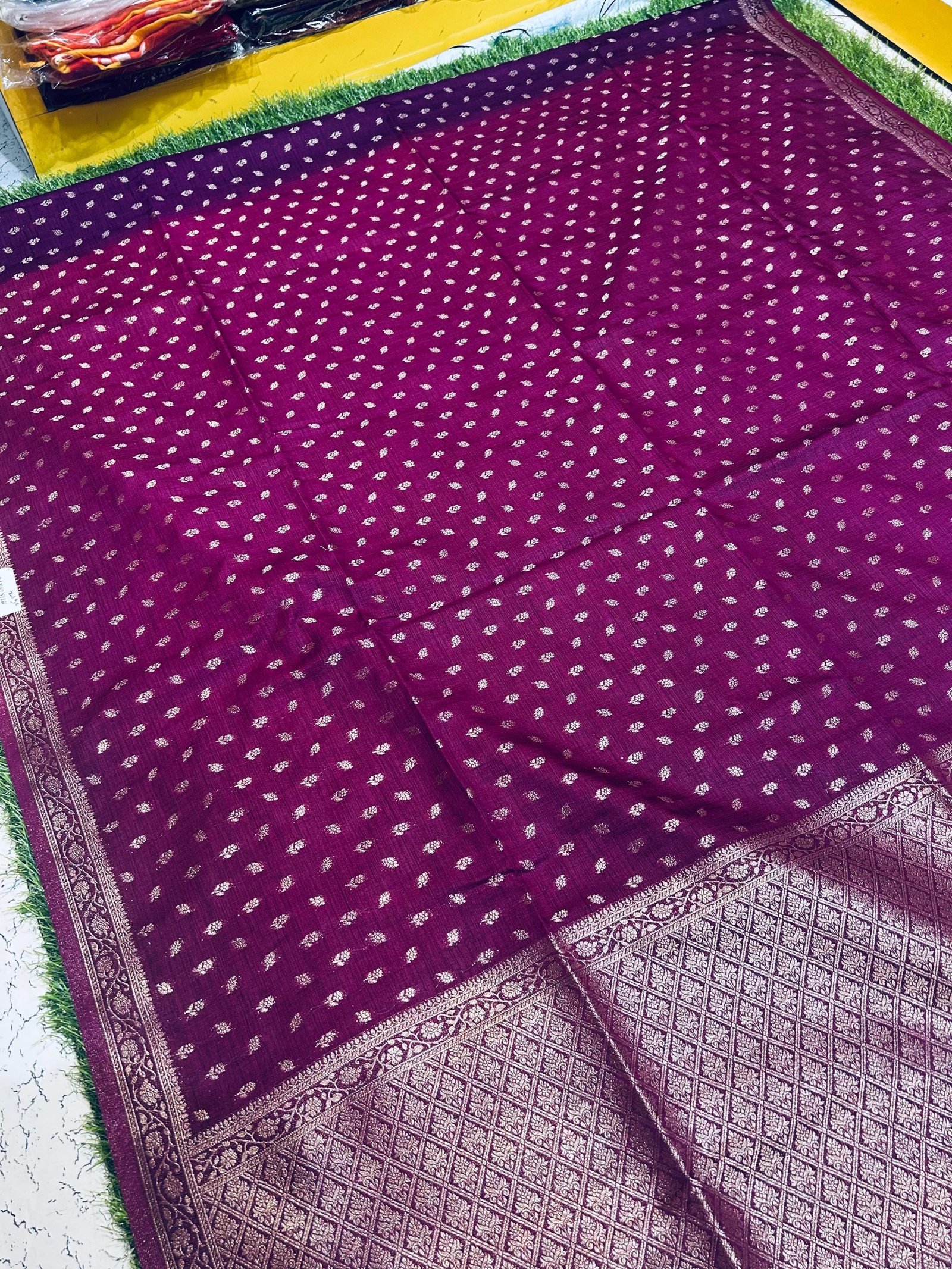 Soft quality Panni Silk Saree With Blouse Piece. - Image 2