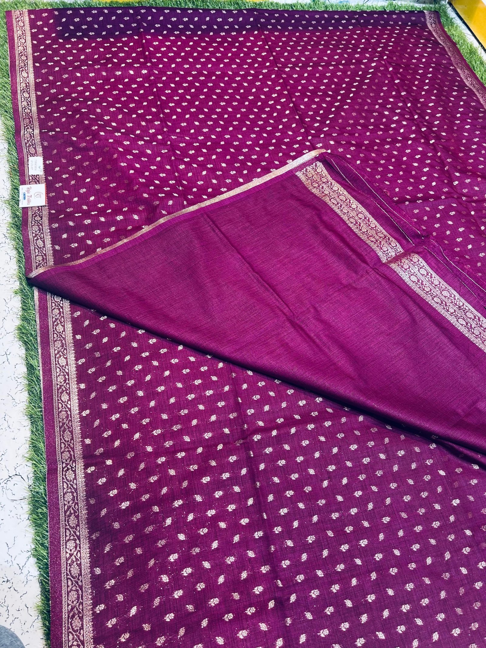 Soft quality Panni Silk Saree With Blouse Piece. - Image 5