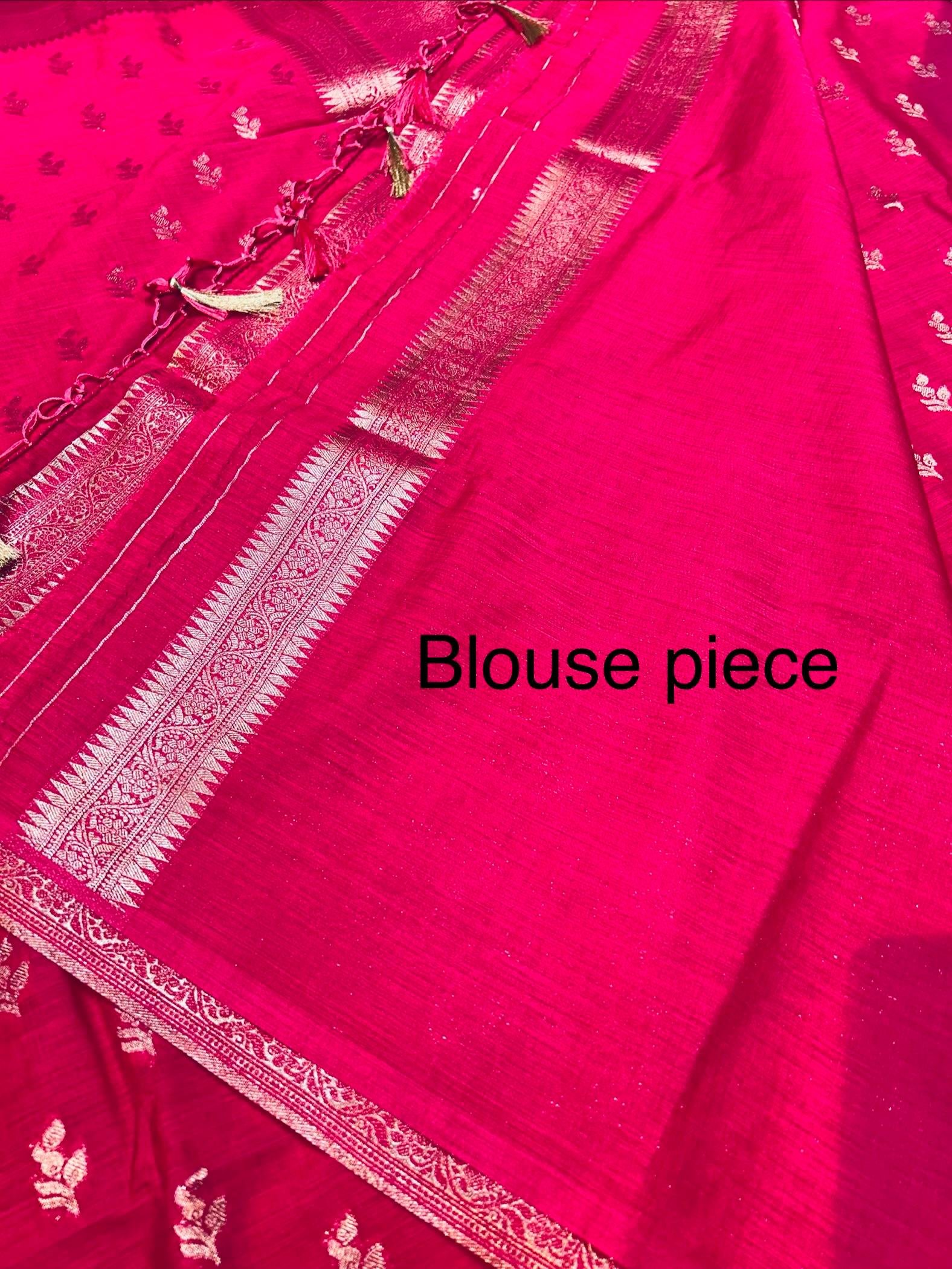 Soft quality Panni Silk Saree With Blouse Piece. - Image 4
