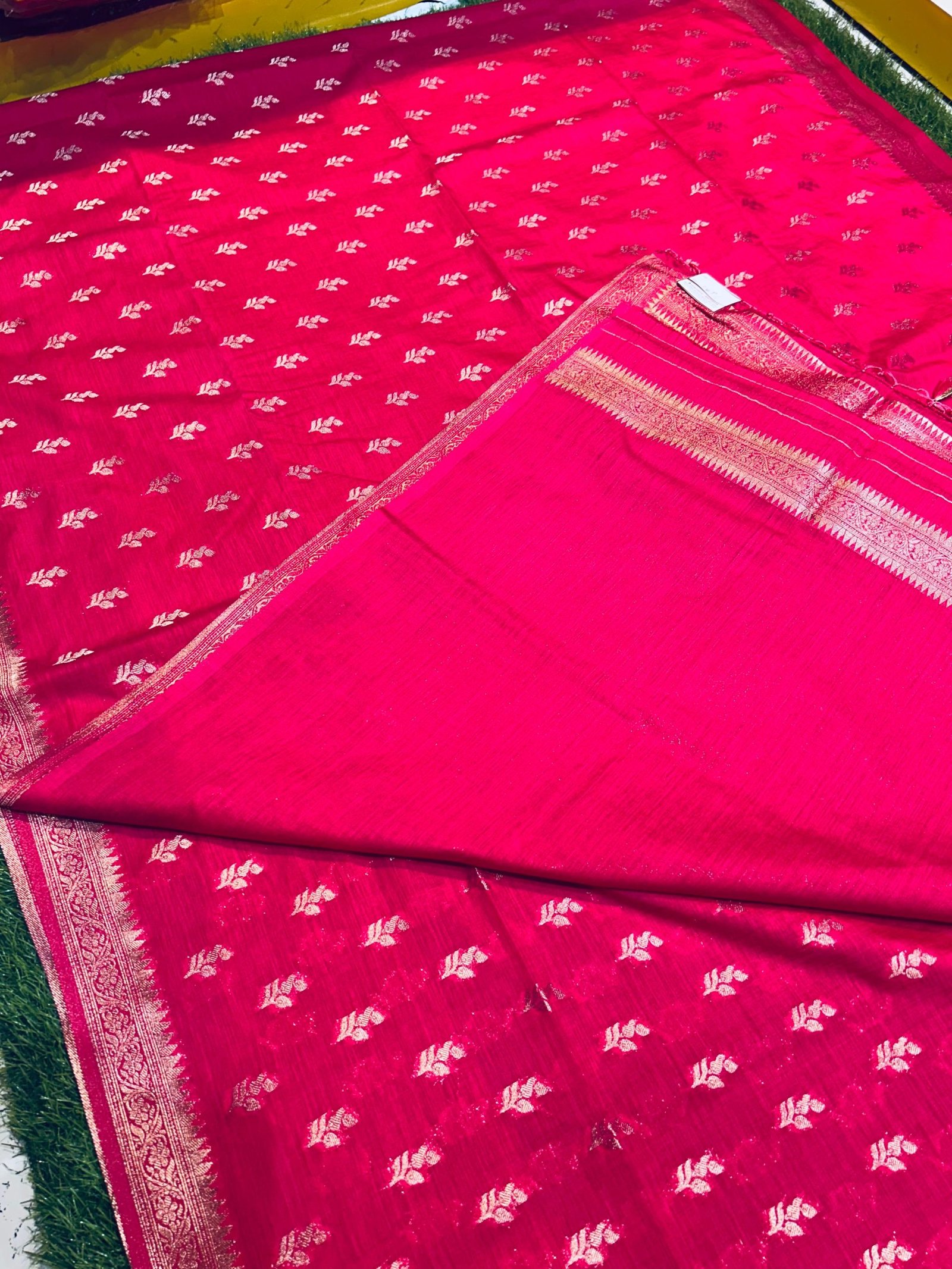 Soft quality Panni Silk Saree With Blouse Piece. - Image 5