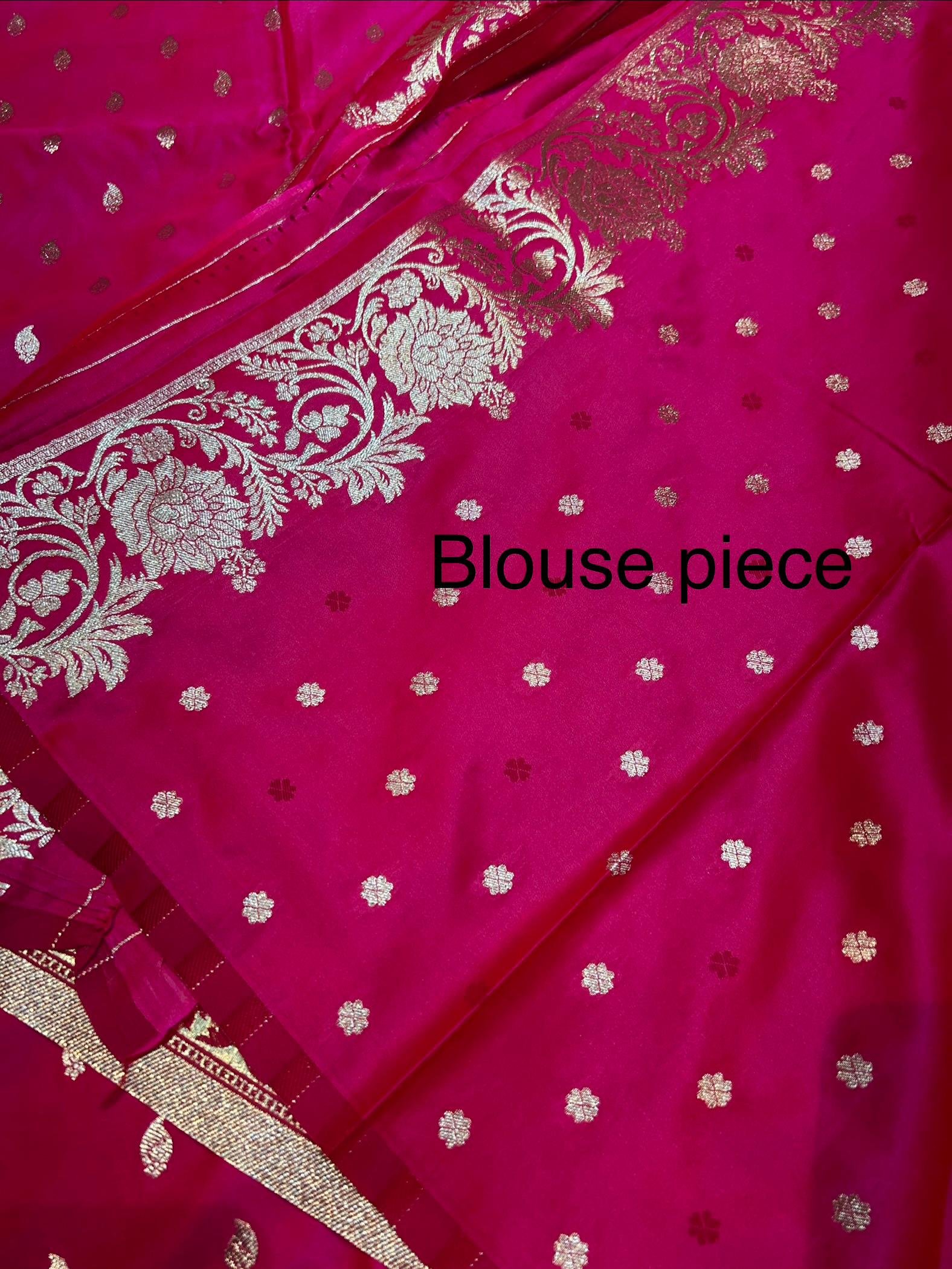 Premium quality Mashru Satin Silk Saree with Blouse Piece. - Image 5