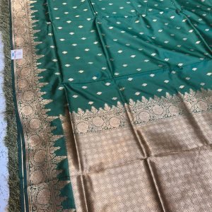 Soft quality Paithani Silk Saree with Blouse Piece.