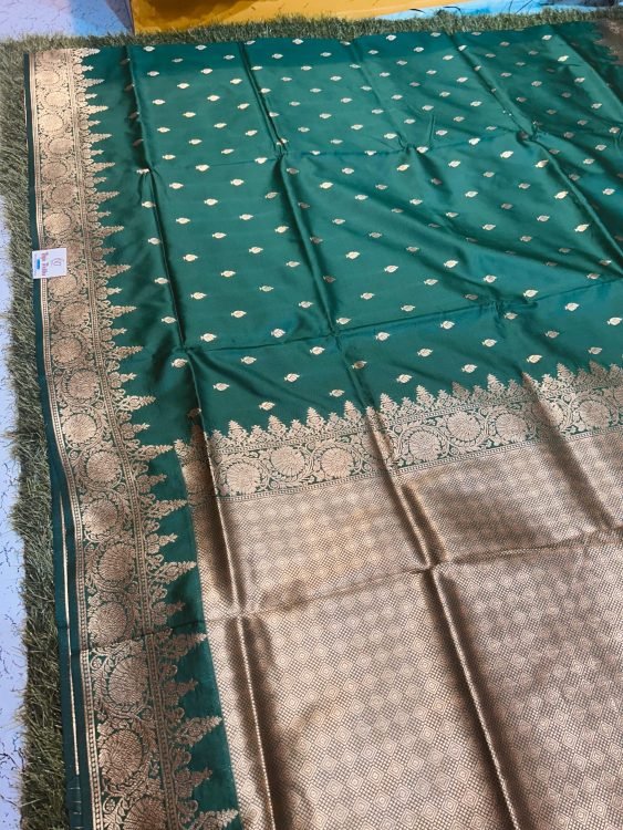 Soft quality Paithani Silk Saree with Blouse Piece.