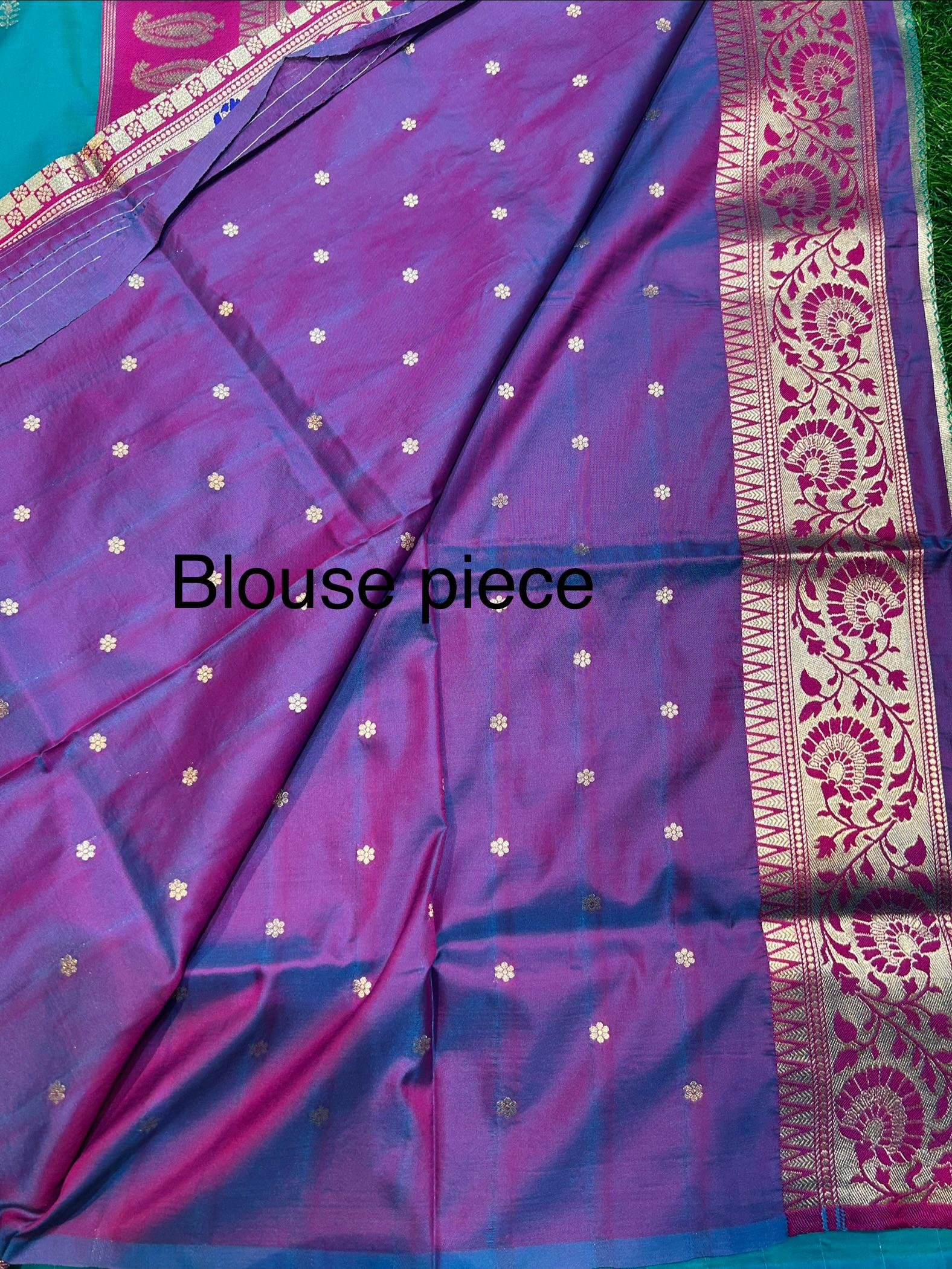 Soft quality Paithani Silk Saree with Blouse Piece. - Image 5
