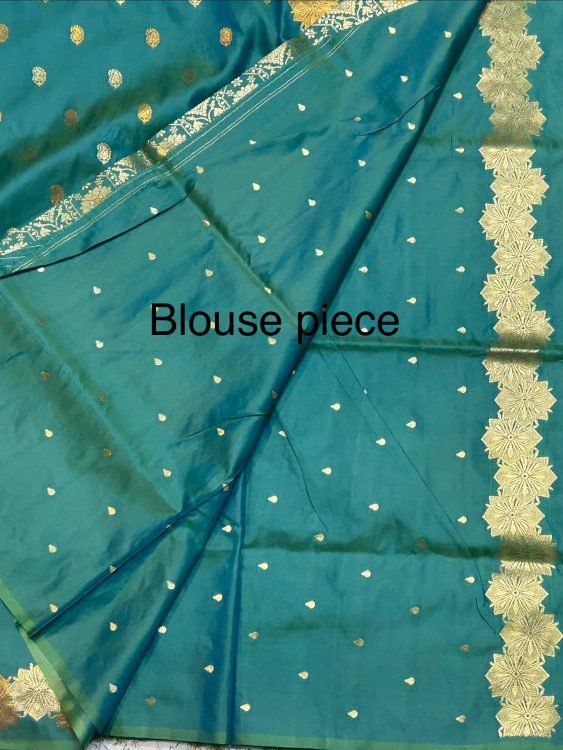 Soft quality Paithani Silk Saree with Blouse Piece. - Image 7