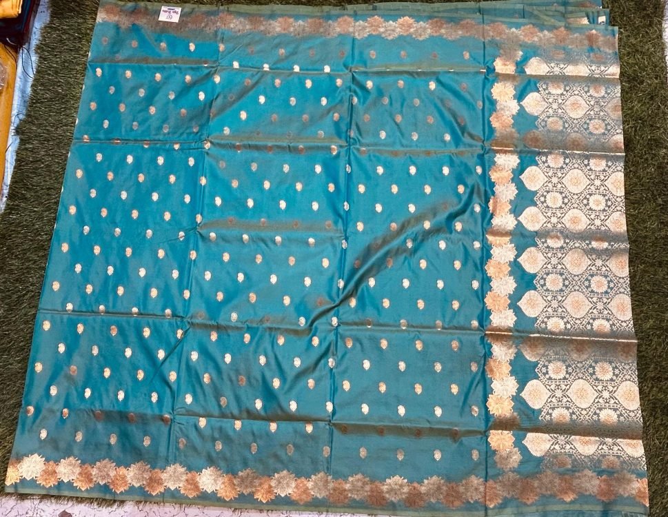 Soft quality Paithani Silk Saree with Blouse Piece. - Image 2