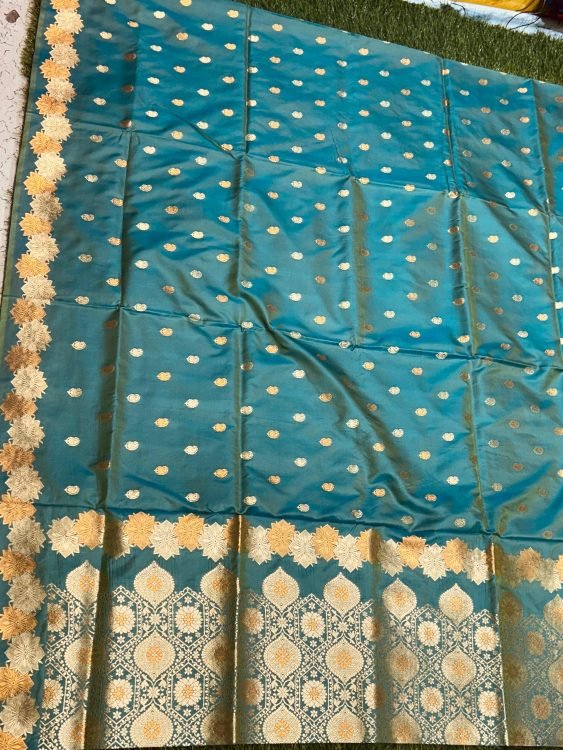 Soft quality Paithani Silk Saree with Blouse Piece. - Image 4