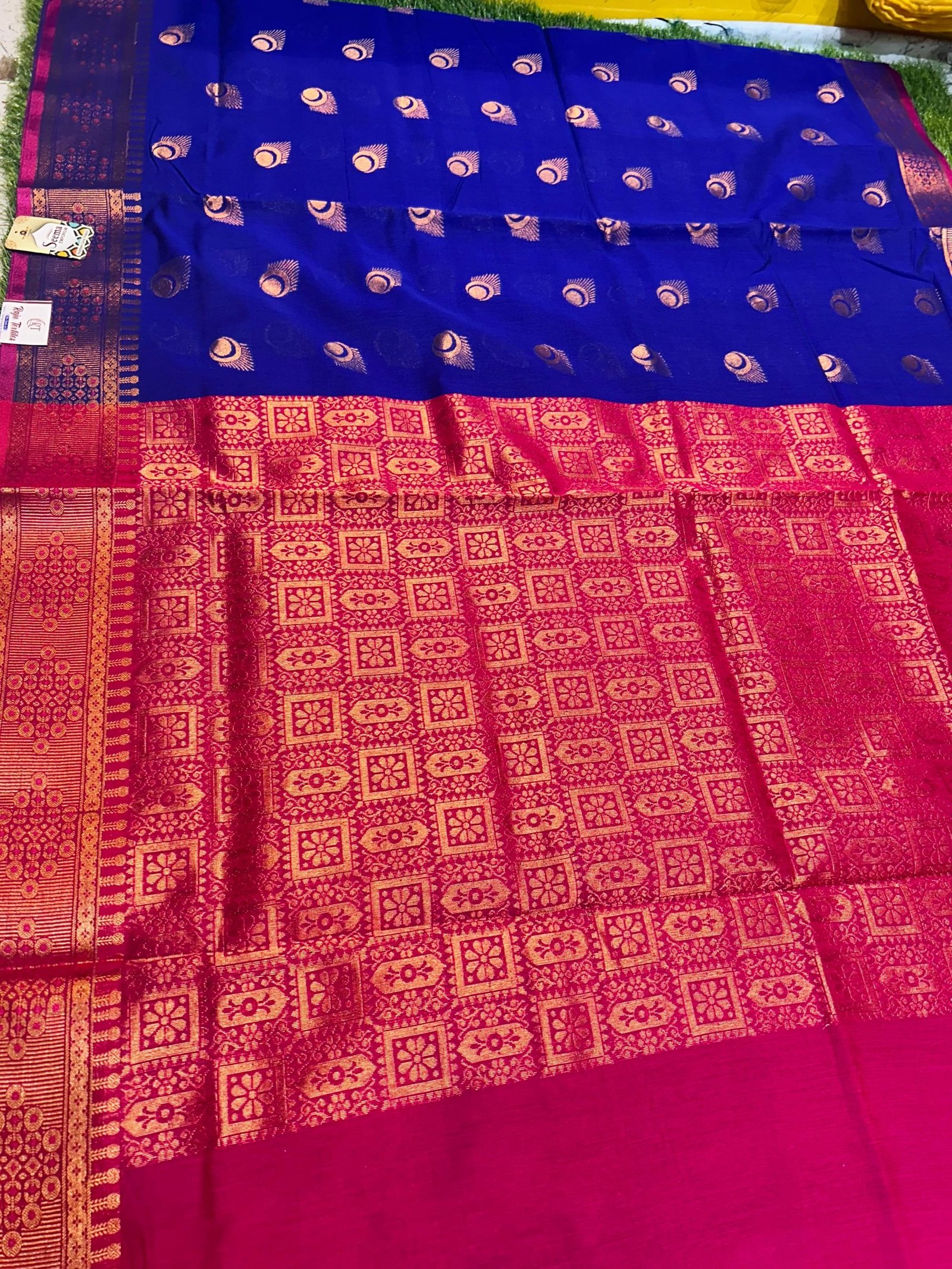 Soft quality Pasapalli Silk Saree With Blouse Piece. - Image 3