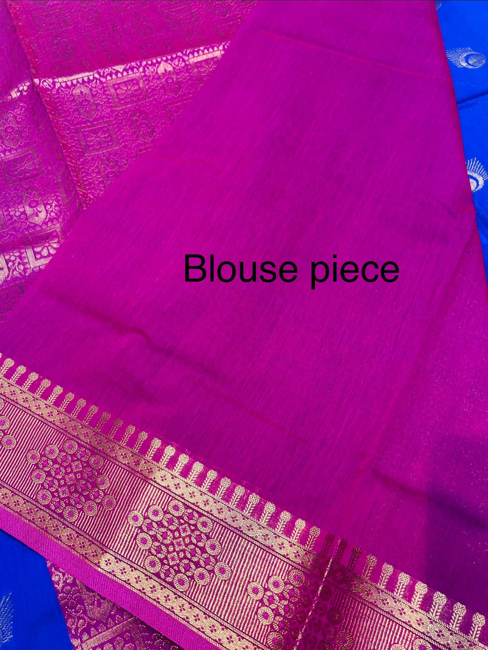 Soft quality Pasapalli Silk Saree With Blouse Piece. - Image 4