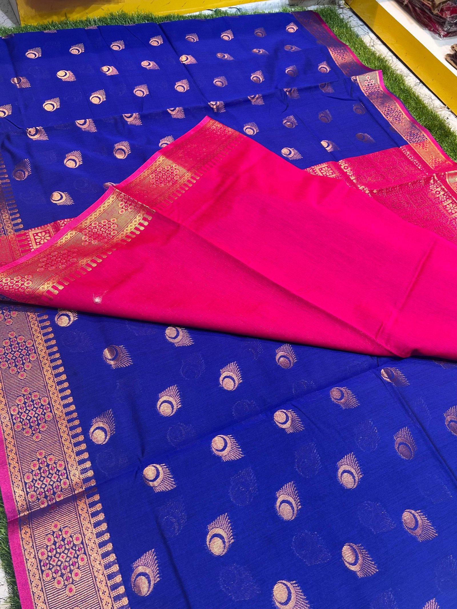 Soft quality Pasapalli Silk Saree With Blouse Piece. - Image 6