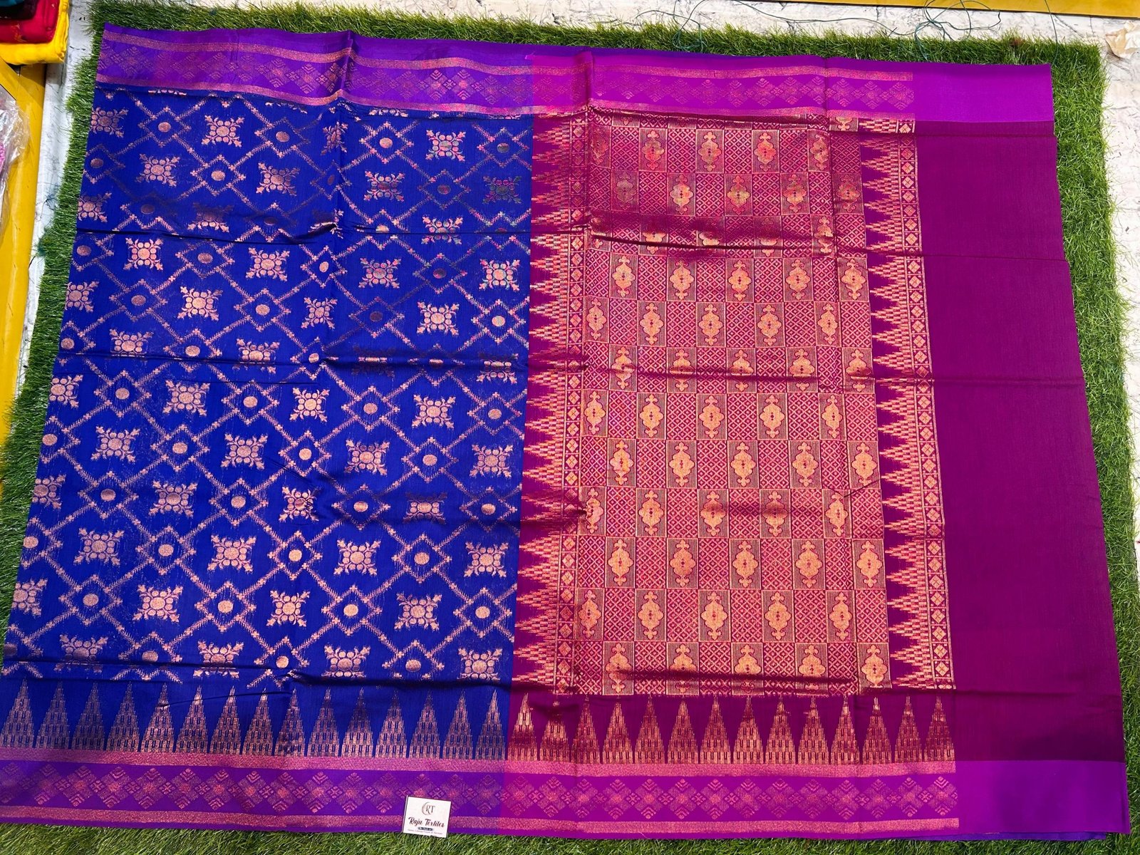 Soft quality Pasapalli Silk Saree With Blouse Piece. - Image 2