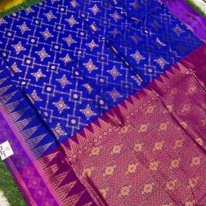 Soft quality Pasapalli Silk Saree With Blouse Piece.