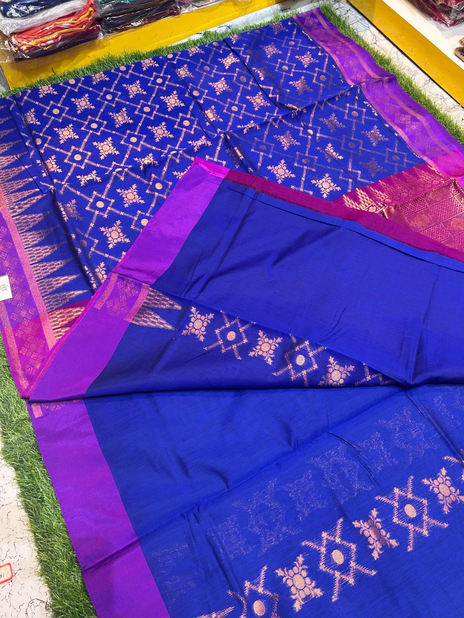 Soft quality Pasapalli Silk Saree With Blouse Piece. - Image 7