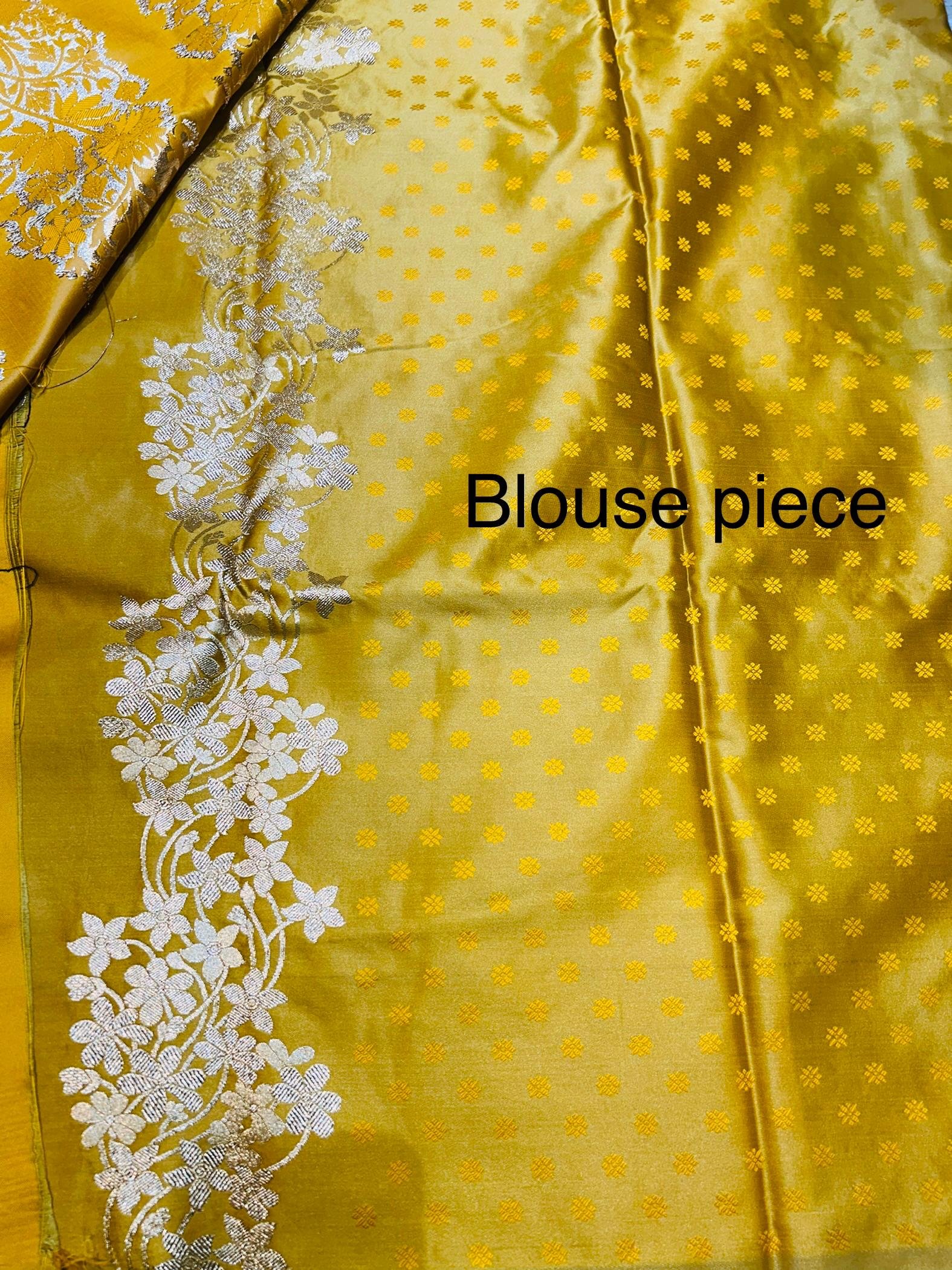 Premium quality Satin Mashru Silk Saree with Blouse Piece. - Image 6