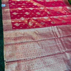 Soft quality Tissue Silk Saree with Blouse Piece.