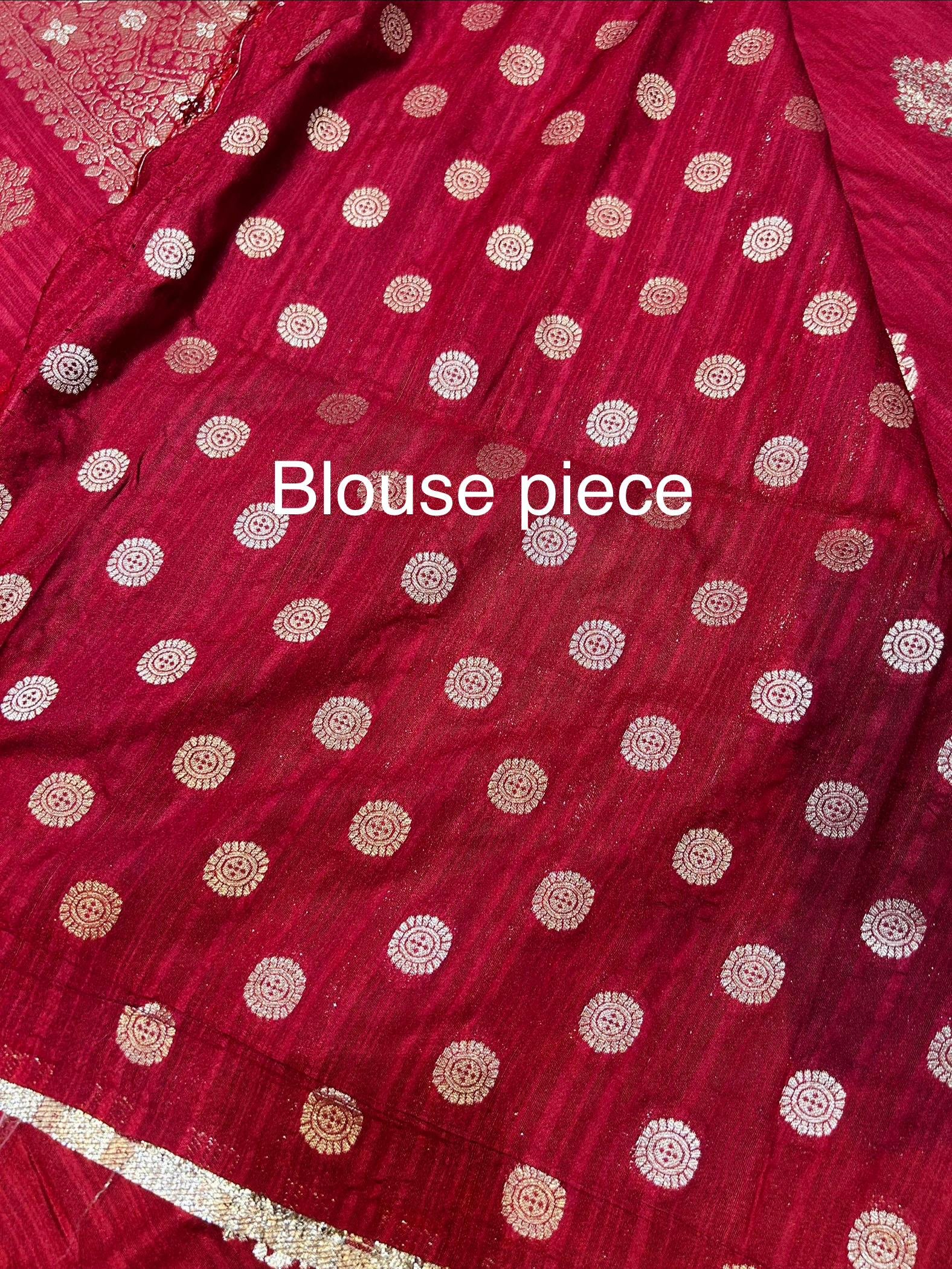 Premium quality Soft Silk Saree in open Border with Blouse Piece. - Image 3