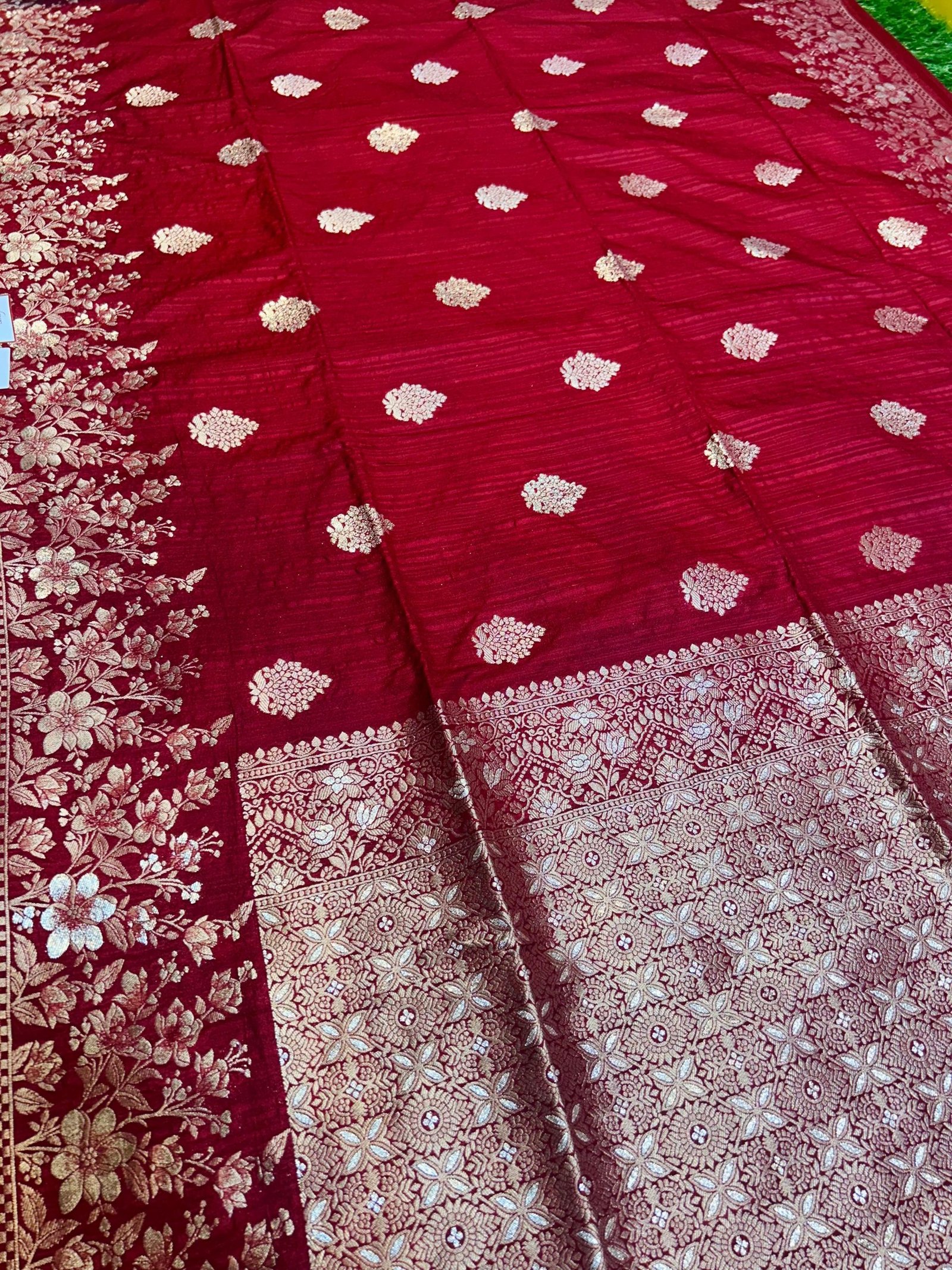 Premium quality Soft Silk Saree in open Border with Blouse Piece. - Image 5