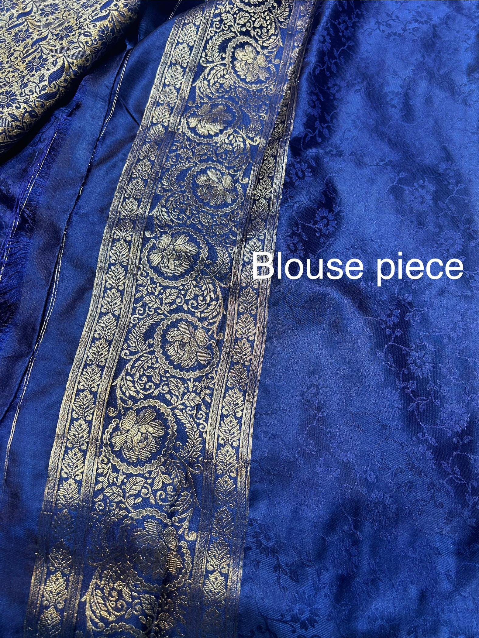 Premium quality Bandhej Silk Saree with Blouse Piece. - Image 5