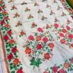 Soft quality Handloom Saree in Prints Works with Blouse Piece.