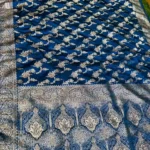 Premium quality Mashru Silk Saree With Jarkhan Stone Works & Blouse Piece.