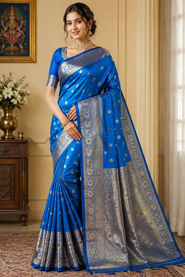 Soft quality Silk Saree With Blouse Piece.