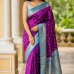 Soft quality Silk Saree in Contrast Border With Blouse Piece.