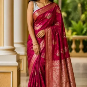 Premium quality Soft Silk Saree with Blouse Piece.
