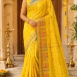 Soft quality Handloom Saree with Blouse Piece.