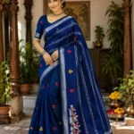 Soft quality Handloom Saree with Blouse Piece.
