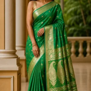 Soft Quality Samaya Silk Saree With Blouse Piece.