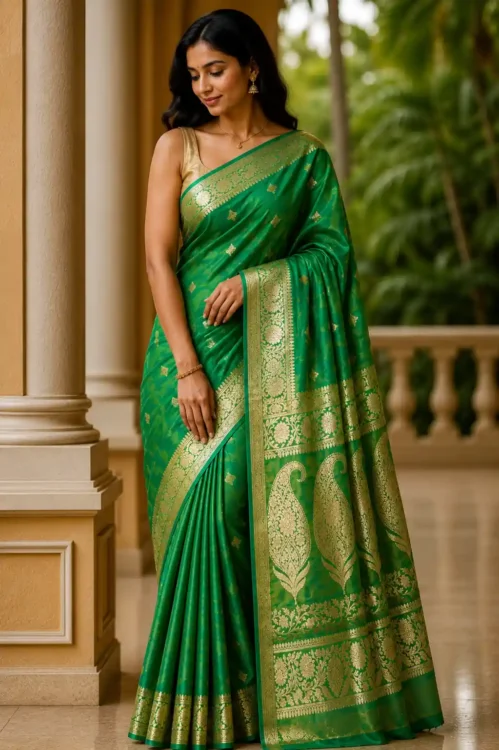 Soft Quality Samaya Silk Saree With Blouse Piece.