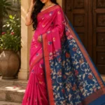Premium quality Handloom Saree with Blouse Piece.