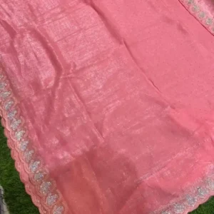 Premium quality Chiffon Party Wear Saree With Blouse piece