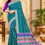 Soft quality Patola Silk Saree With Blouse piece