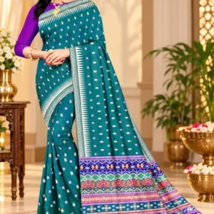 Soft quality Patola Silk Saree With Blouse piece