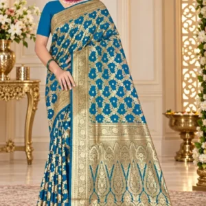 Soft quality Mashru Silk Saree with Blouse Piece
