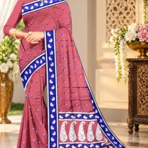 Soft quality Sambalpuri Silk Saree With Blouse piece