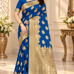 Soft quality Silk Saree With Ready Blouse