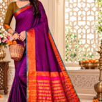 Soft quality Plain body Silk Saree With Blouse piece